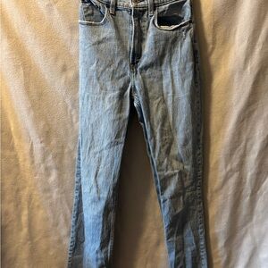Abercrombie & Fitch Light Blue Straight Leg Jeans